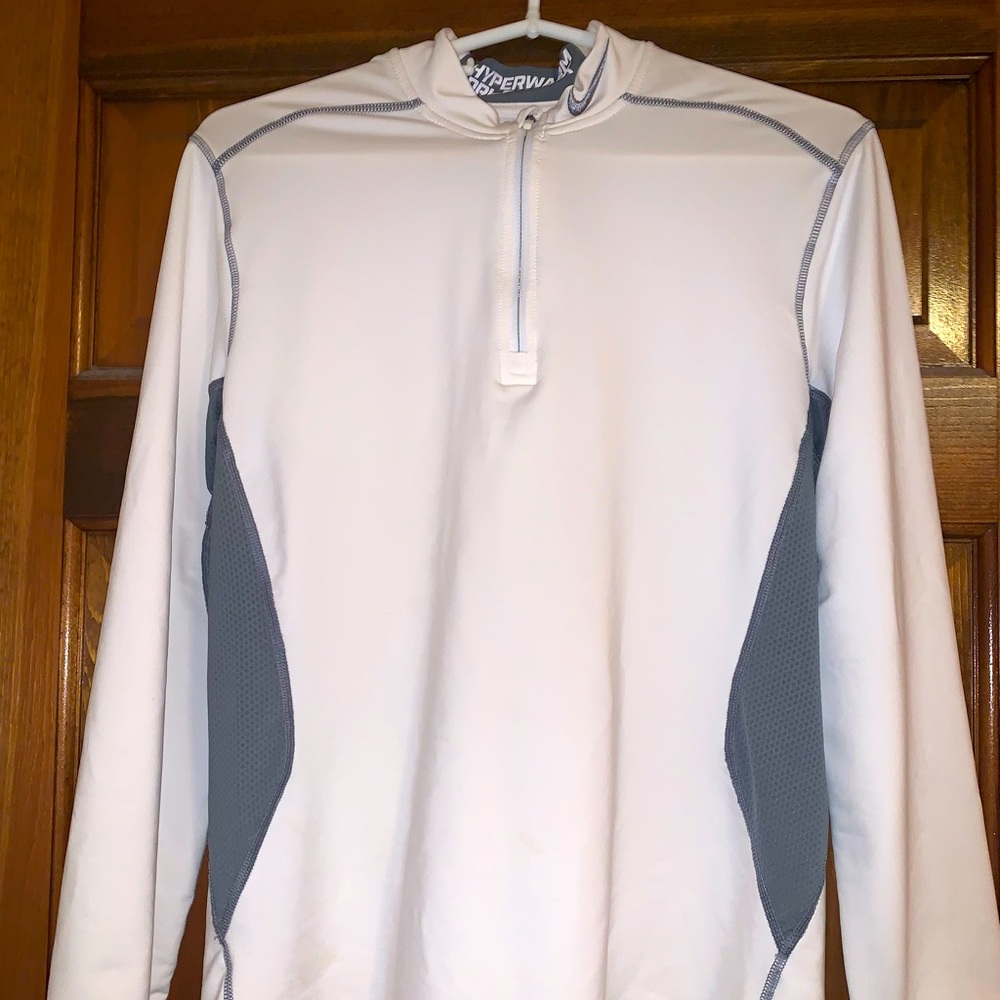 Nike Pro Combat Dri-Fit Hyperwarm Long Sleeve Quarter Zip Compression